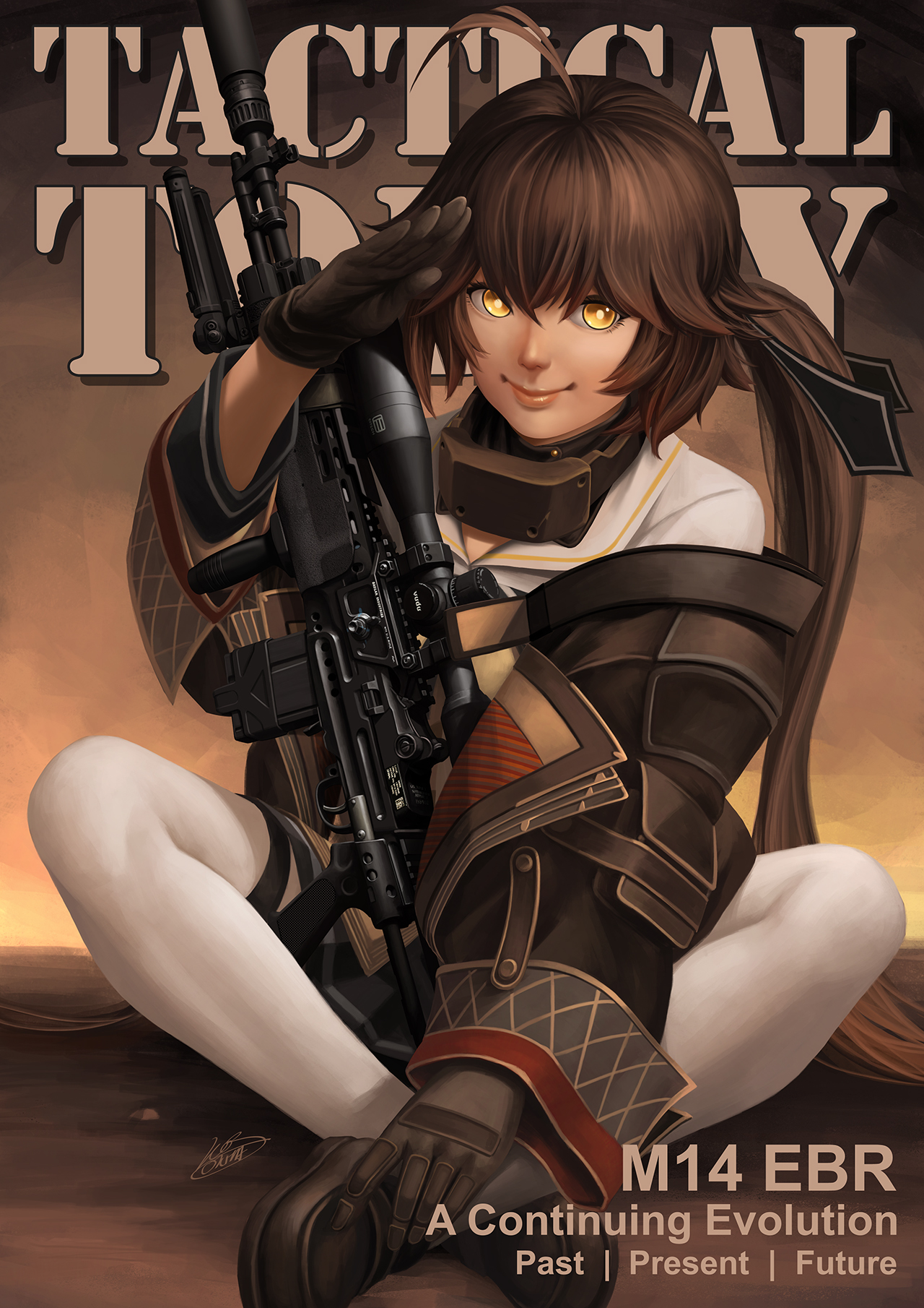 Leos - M14 EBR A Continuing Evolution #ドルフロ #ドールズフロントライン #少女前線 #少女前线 ...
