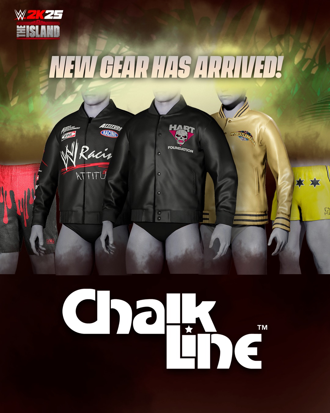 WWE - LEVEL UP YOUR LOOK ON THE ISLAND! New ChalkLine accessories are ...