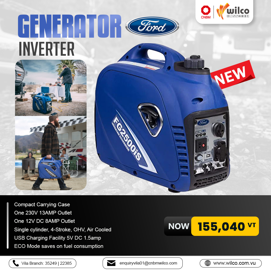 WILCO Hardware - NEW Ford Inverter Generator – Now... | Facebook