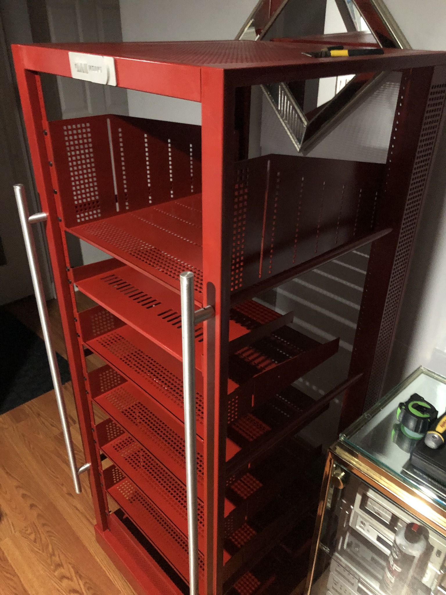 OMNI CRAFTSMAN RED PRO AUDIO SERVER RACK STAND - Entertainment Units ...