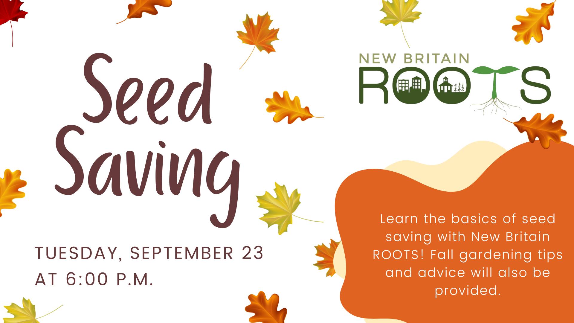 Learn about seed saving... - Southington Public Library | Facebook