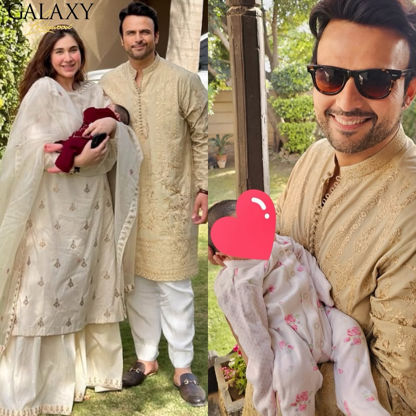 Galaxy - Usman Mukhtar and Zunaira Inam celebrate Eid with their ...