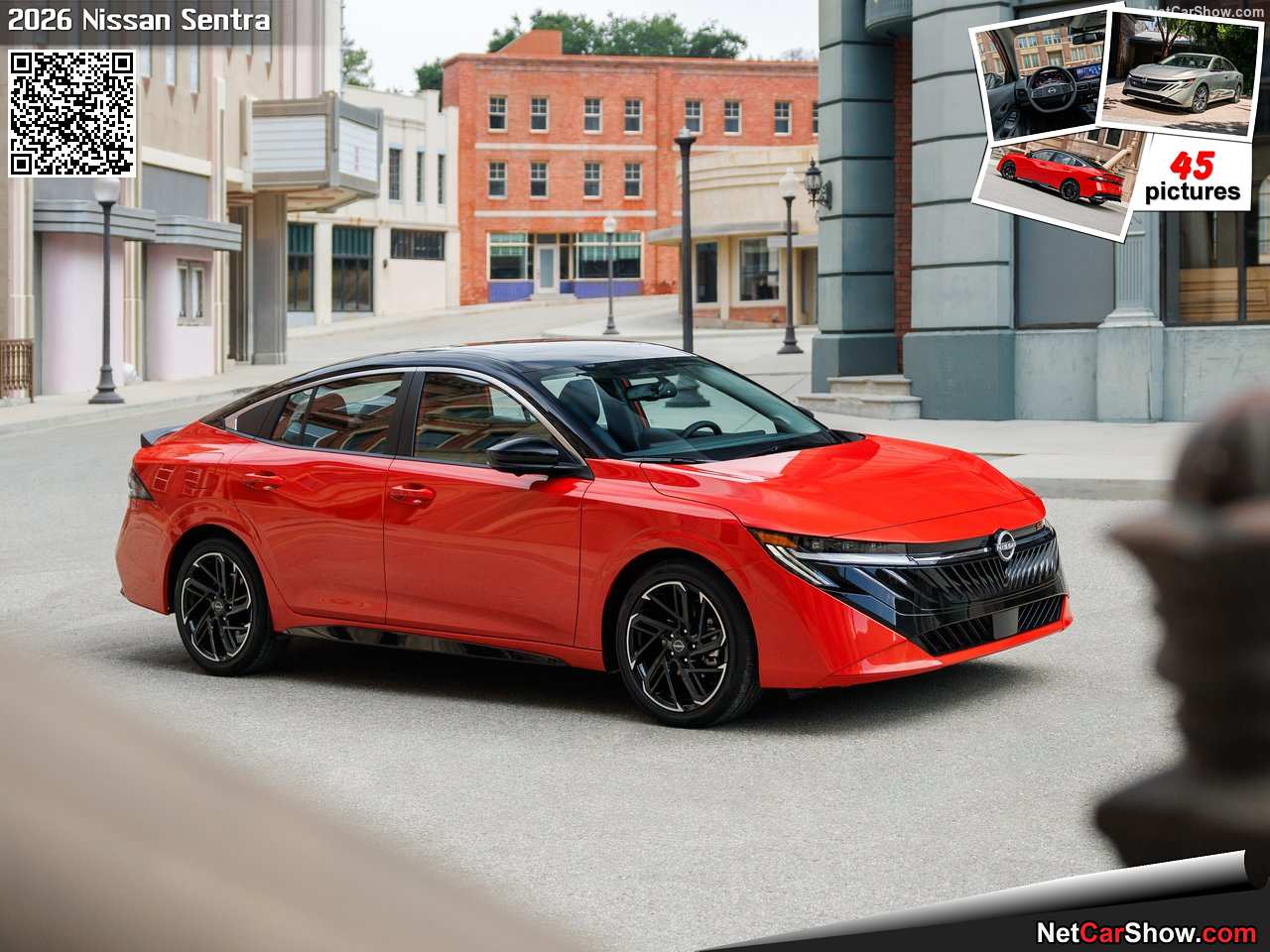 NetCarShow.com - 2026 Nissan Sentra Sentra's energetic surfacing and ...