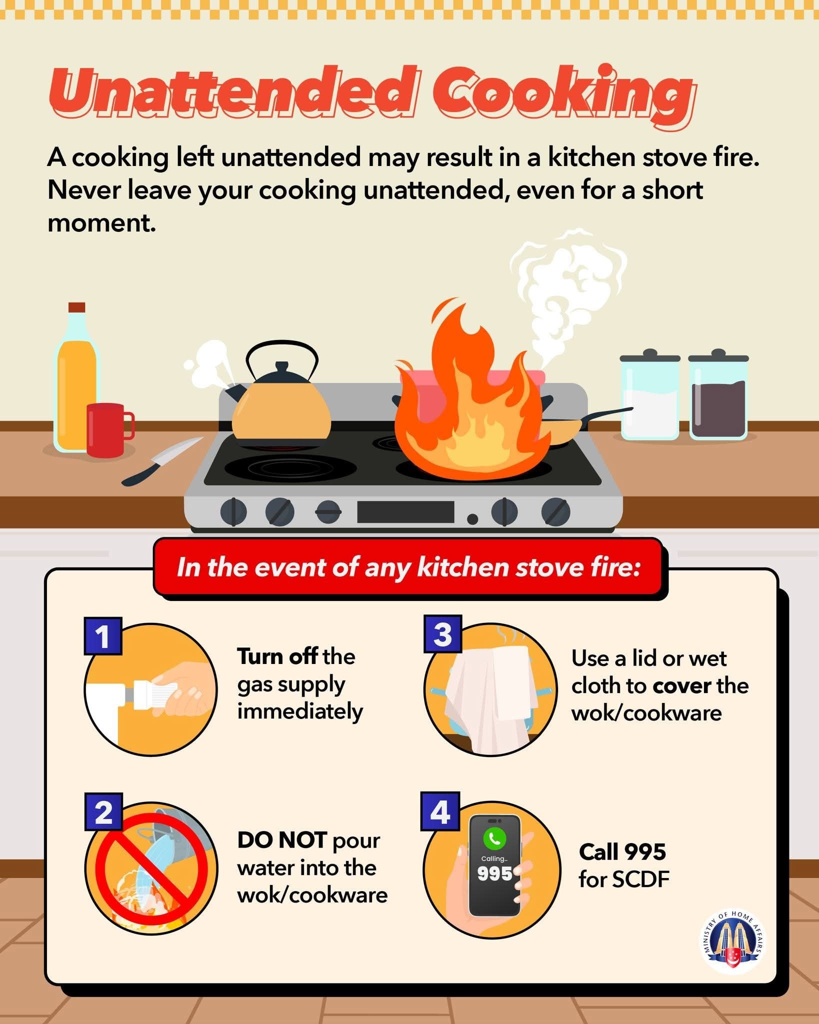 Ayer Rajah C2E - 🔥 Beware of Unattended Cooking 🔥 Did you... | Facebook