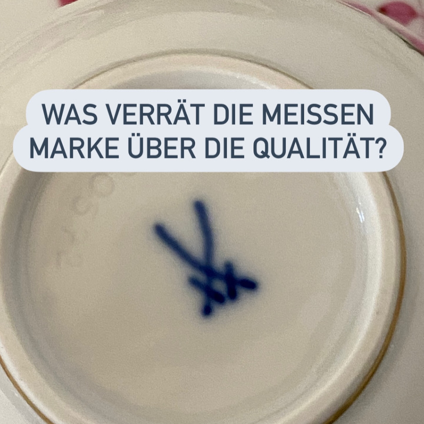 Kleine Meissen Kunde 🔍 Abstufungen der Qualität werden durch Schleifstriche ausgewiesen. Ein Schleifstrich bedeutet 2. Wahl, 2 Striche 3. Wahl. Dabei heißt 2. Wahl nicht, dass es sich um beschädigte S