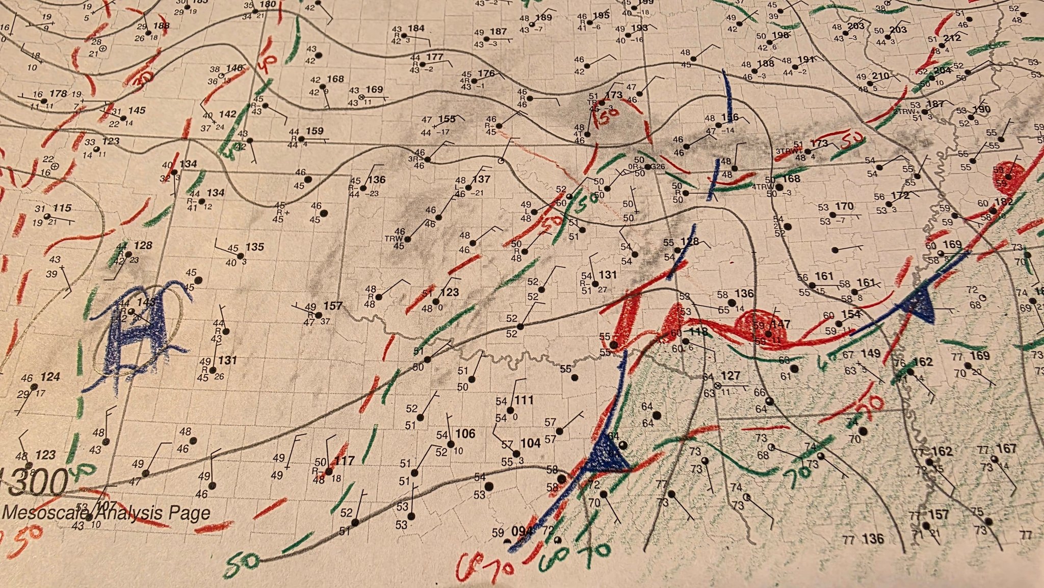 Brandon - The 8 am surface map shows the front to the south and a ...