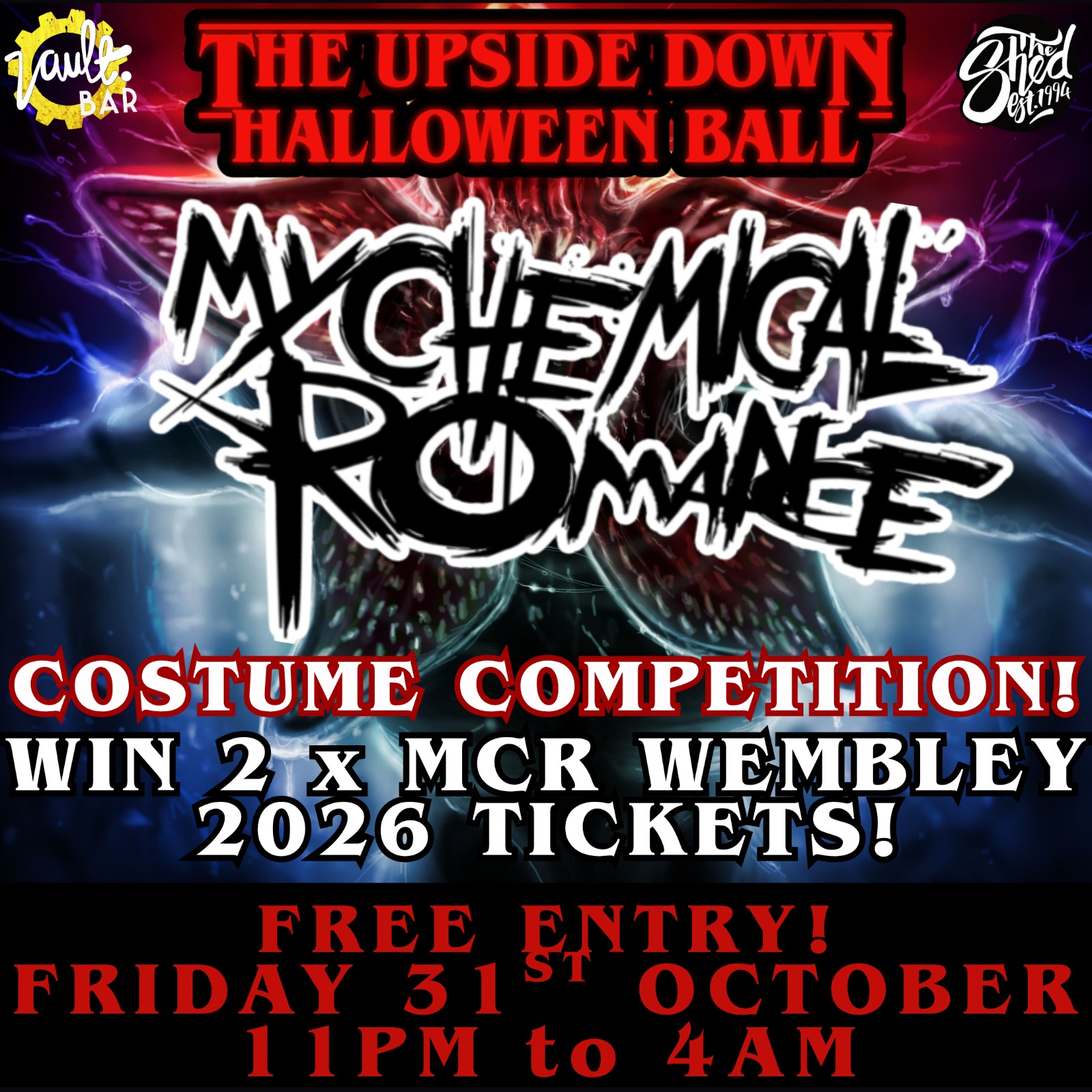 The Shed - 🎃 The Upside Down Halloween Ball 👻 It’s finally... | Facebook