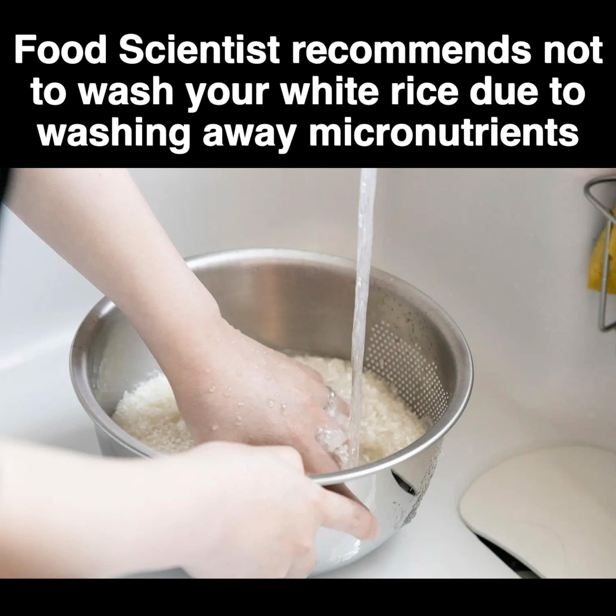 Asians - BREAKING NEWS: Washing Rice is a Myth! A new study from the ...