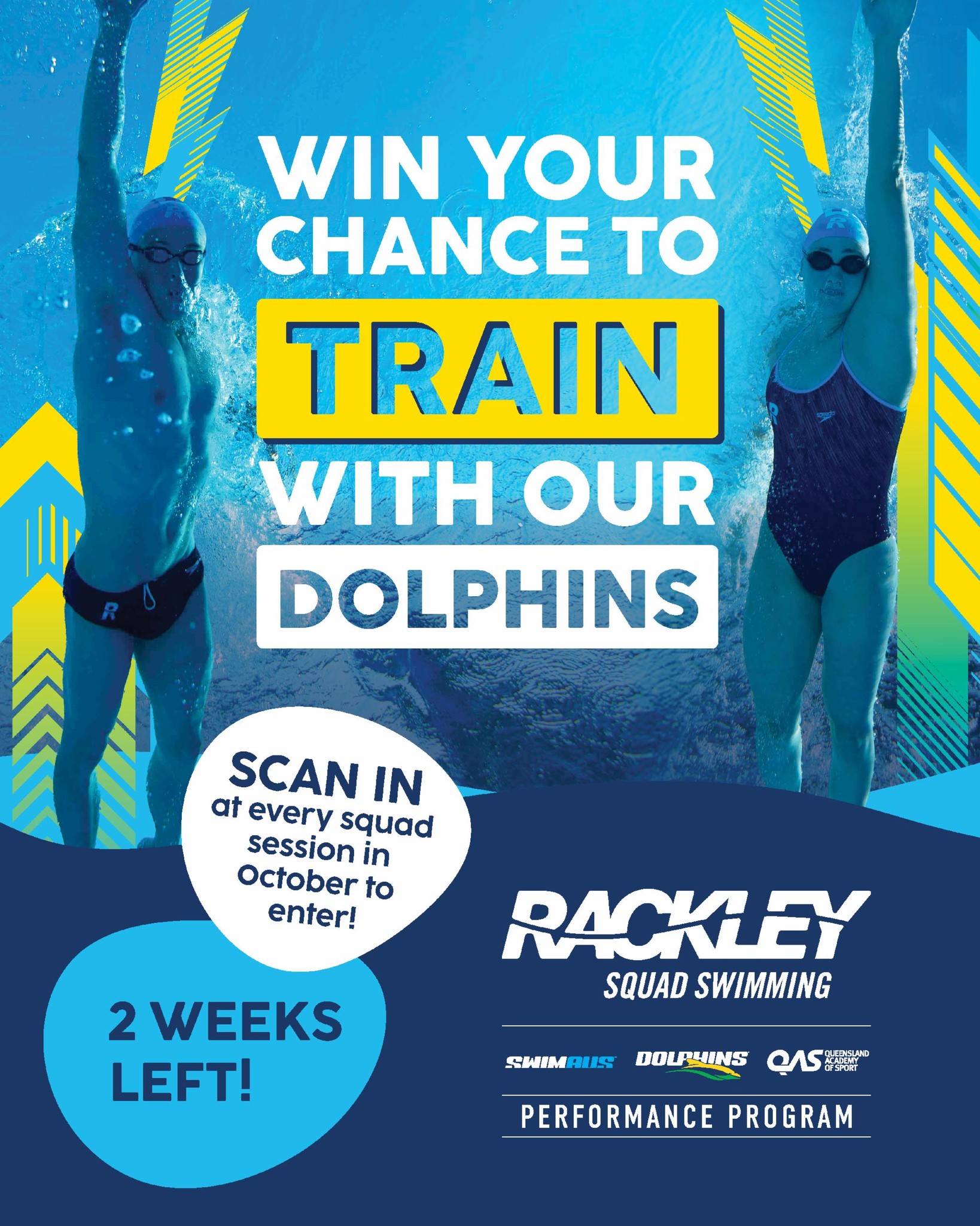 Rackley - 🚨 ONLY 2 WEEKS LEFT! 🚨 Remember, every squad session you sign ...