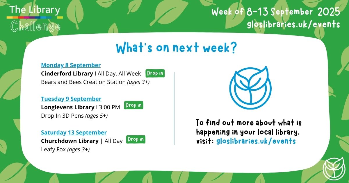 Gloucestershire Libraries - Come and have a holiday browse in your ...