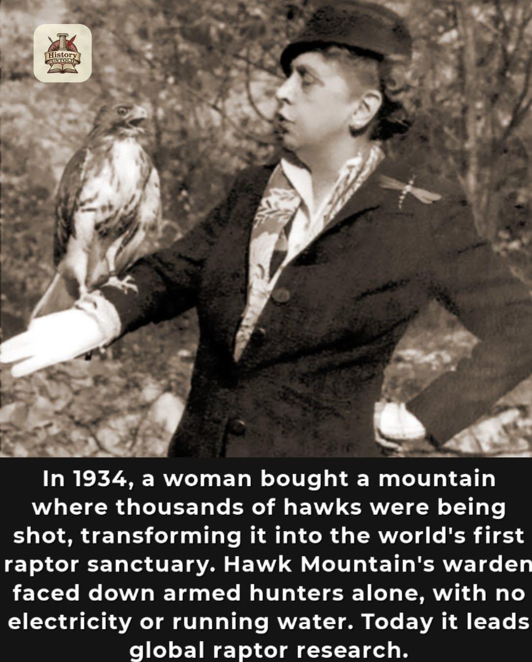Cryptid - In 1934, Rosalie Edge bought a mountain to stop the mass ...