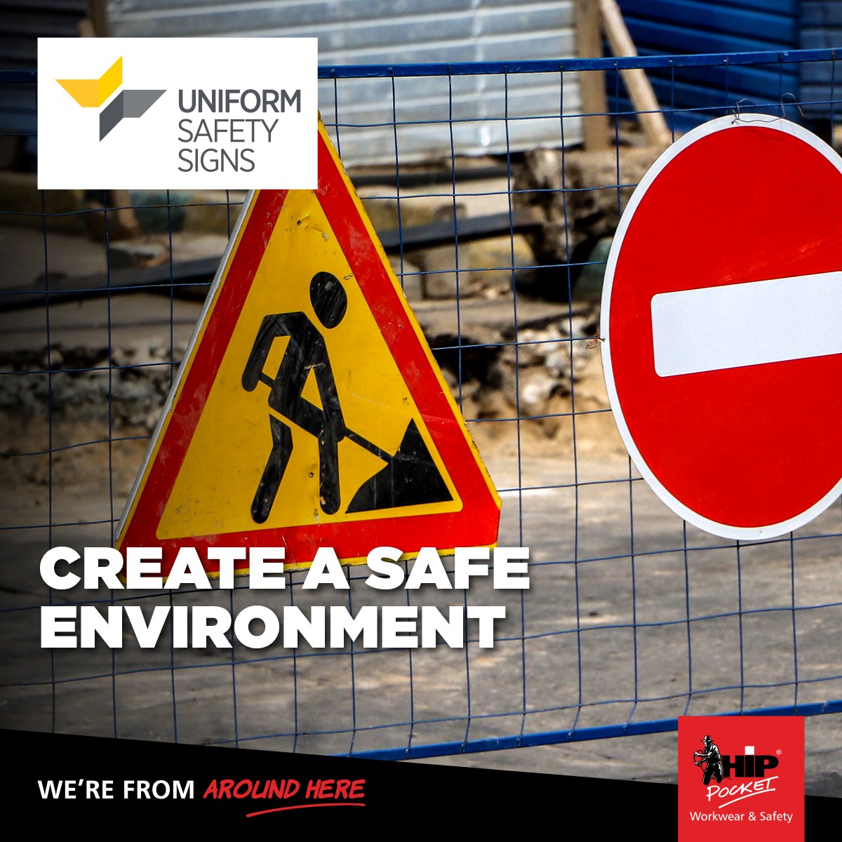 Hip - CREATE A SAFE ENVIRONMENT! Safety signs are more than just ...