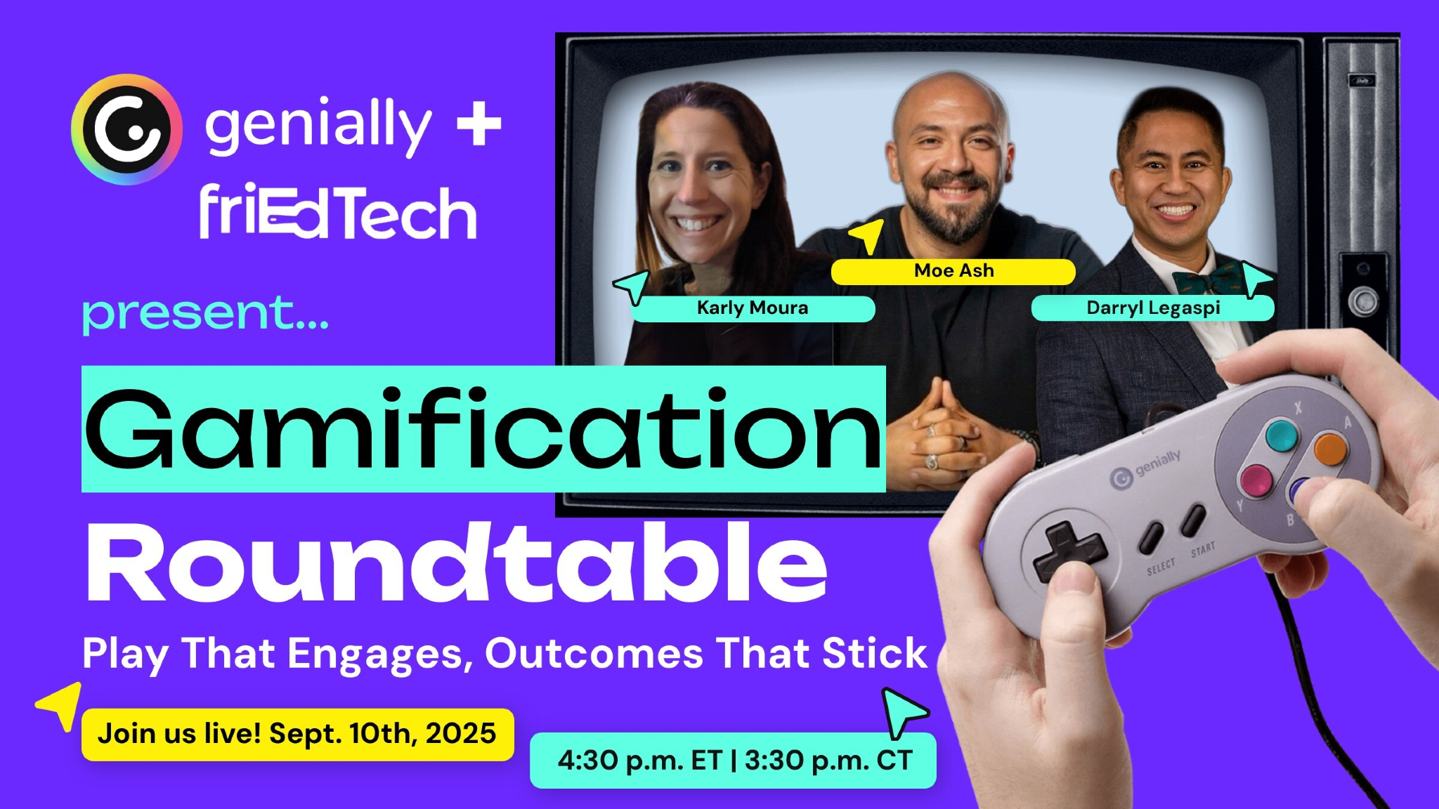 Genially - One week til our gamification roundtable! What you’ll get ...