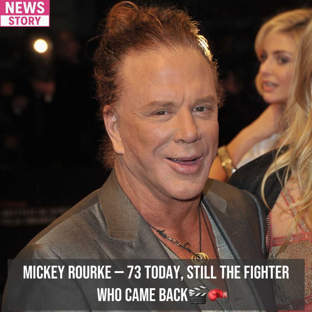 Fabiosa - Today, Mickey Rourke turns 73 — once a Hollywood rebel, then ...