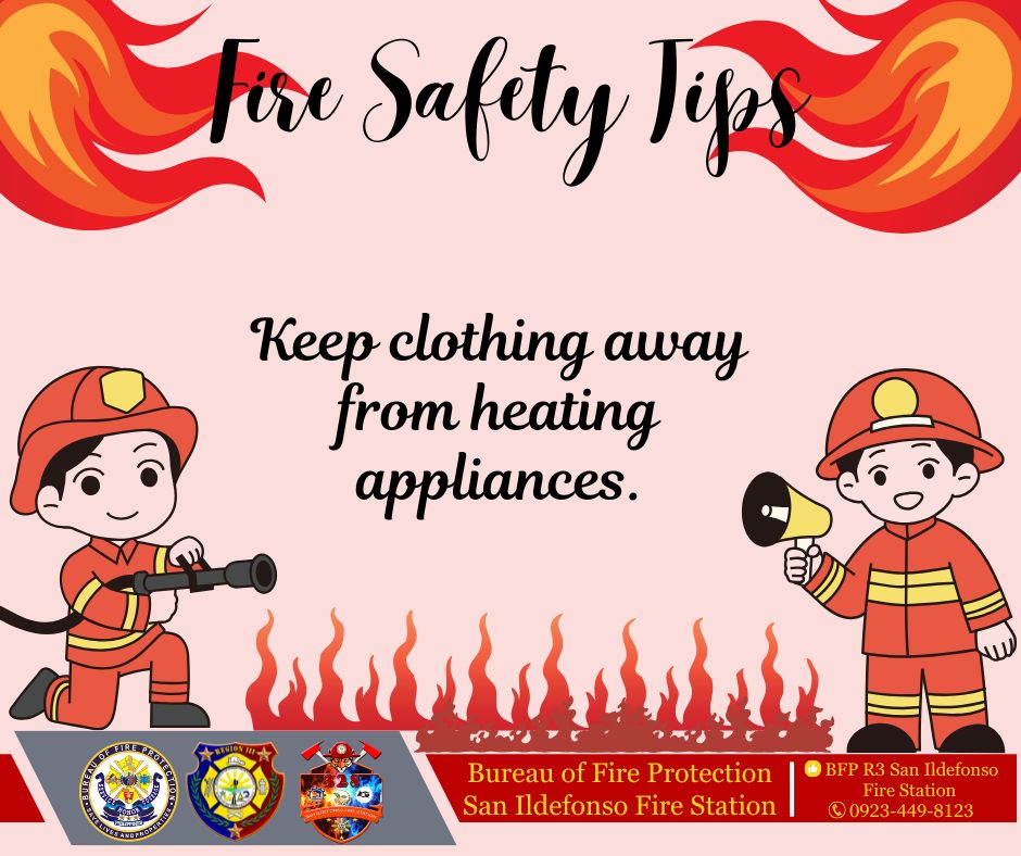 BFP - FIRE SAFETY TIPS! Emergency Hotline : 0923-449-8123 # ...