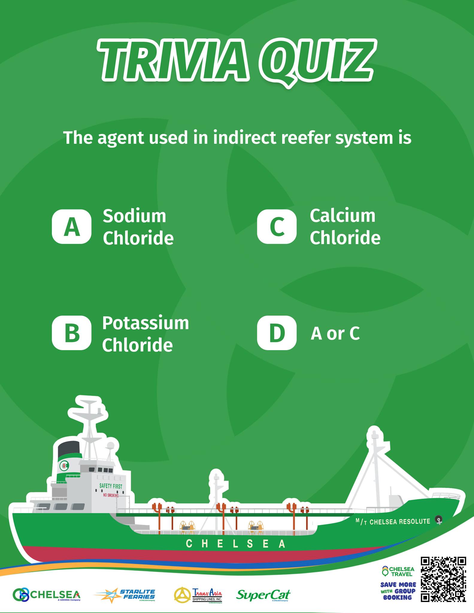 Trans-Asia - 📣 #TriviaQuiz Alert! 📣 The agent used in indirect reefer ...