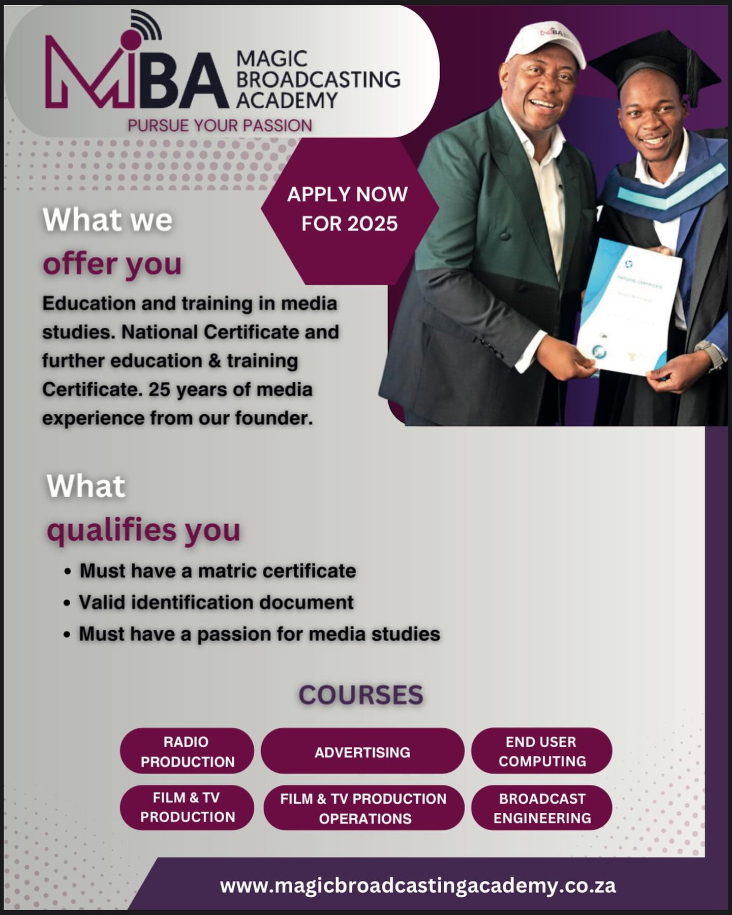 Magic Broadcasting Academy | Durban