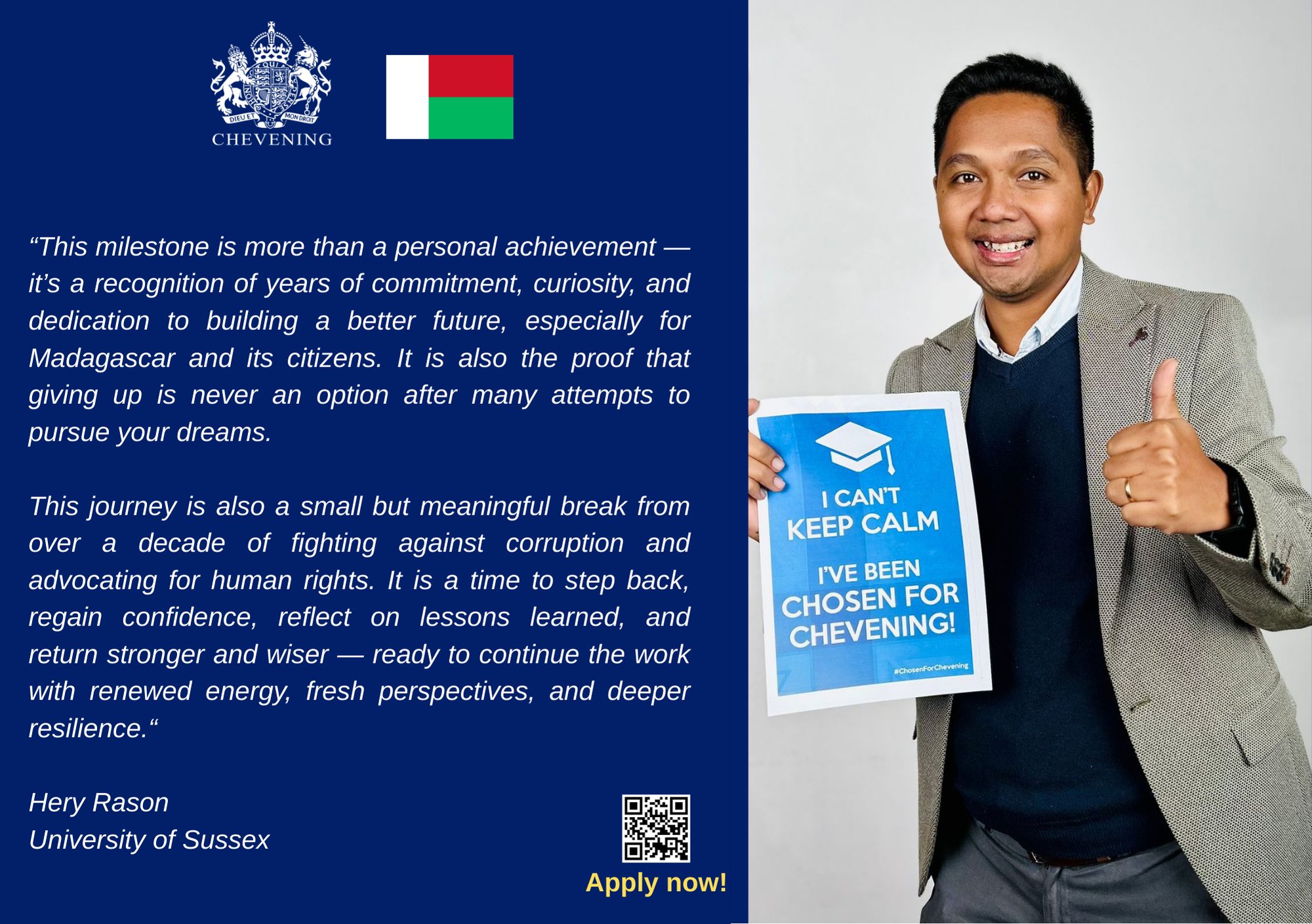 Application for the... - UK in Madagascar | Facebook