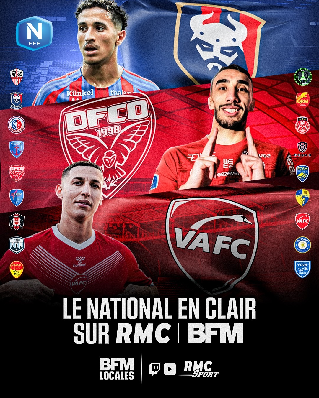 RMC - 🚨 𝗟𝗘 𝗡𝗔𝗧𝗜𝗢𝗡𝗔𝗟 𝗗𝗘𝗕𝗔𝗥𝗤𝗨𝗘 𝗘𝗡 𝗖𝗟𝗔𝗜𝗥 𝗦𝗨𝗥 𝗥𝗠𝗖 𝗘𝗧 𝗕𝗙𝗠 ! 🚨 ⚽ La saison ...