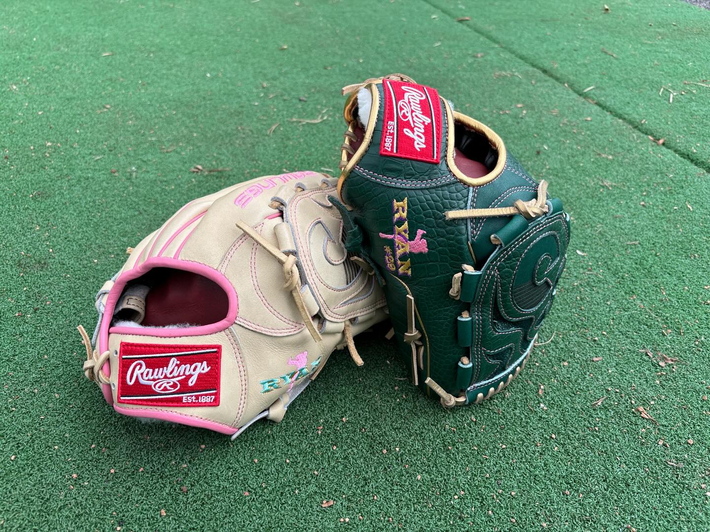 Rawlings - 東京ヤクルトスワローズ 小川泰弘選手 グラブ:N65