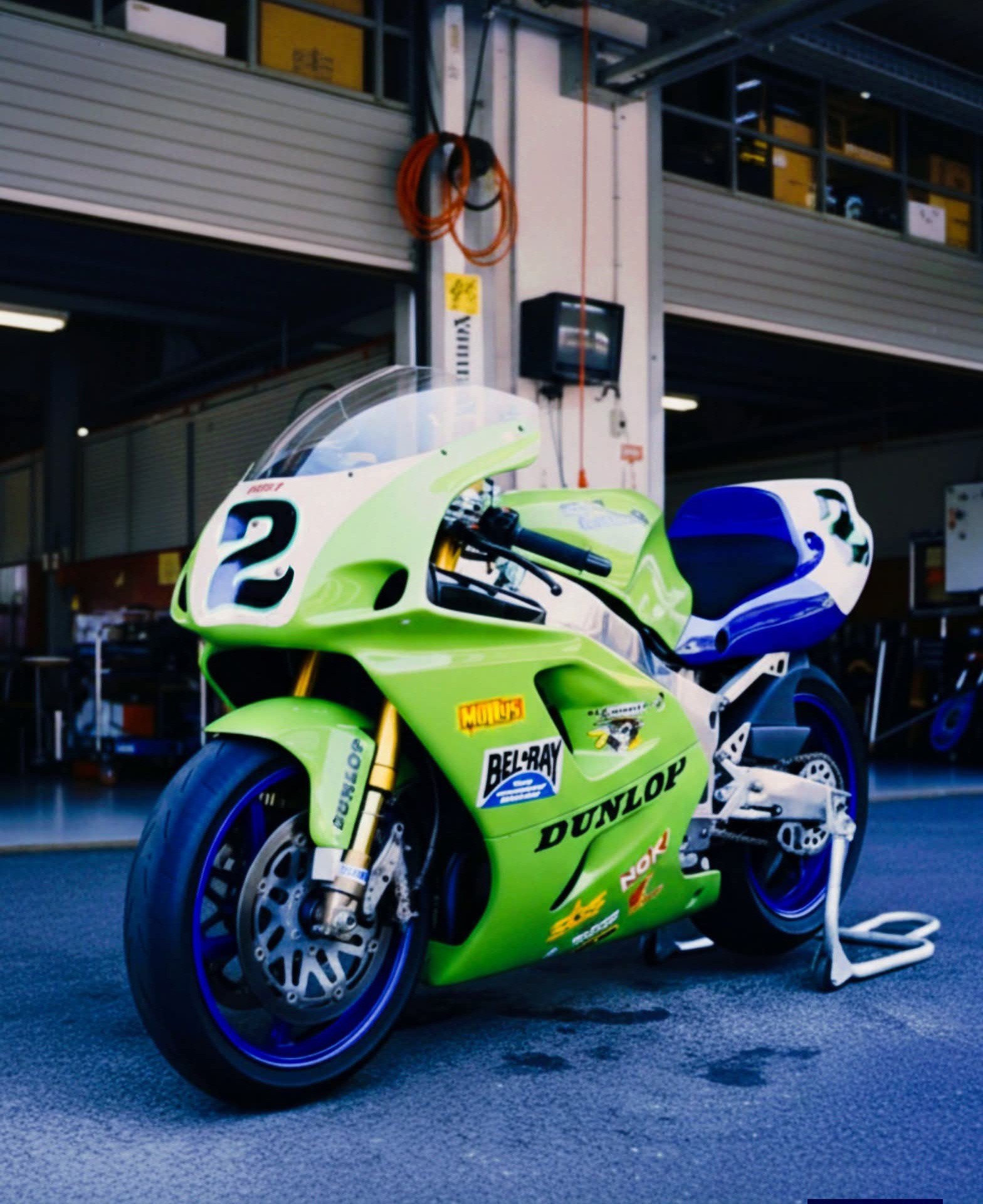 Scott Russell's Muzzy Kawasaki Ninja ZXR750 🇺🇸 2️⃣ WSBK 1995.