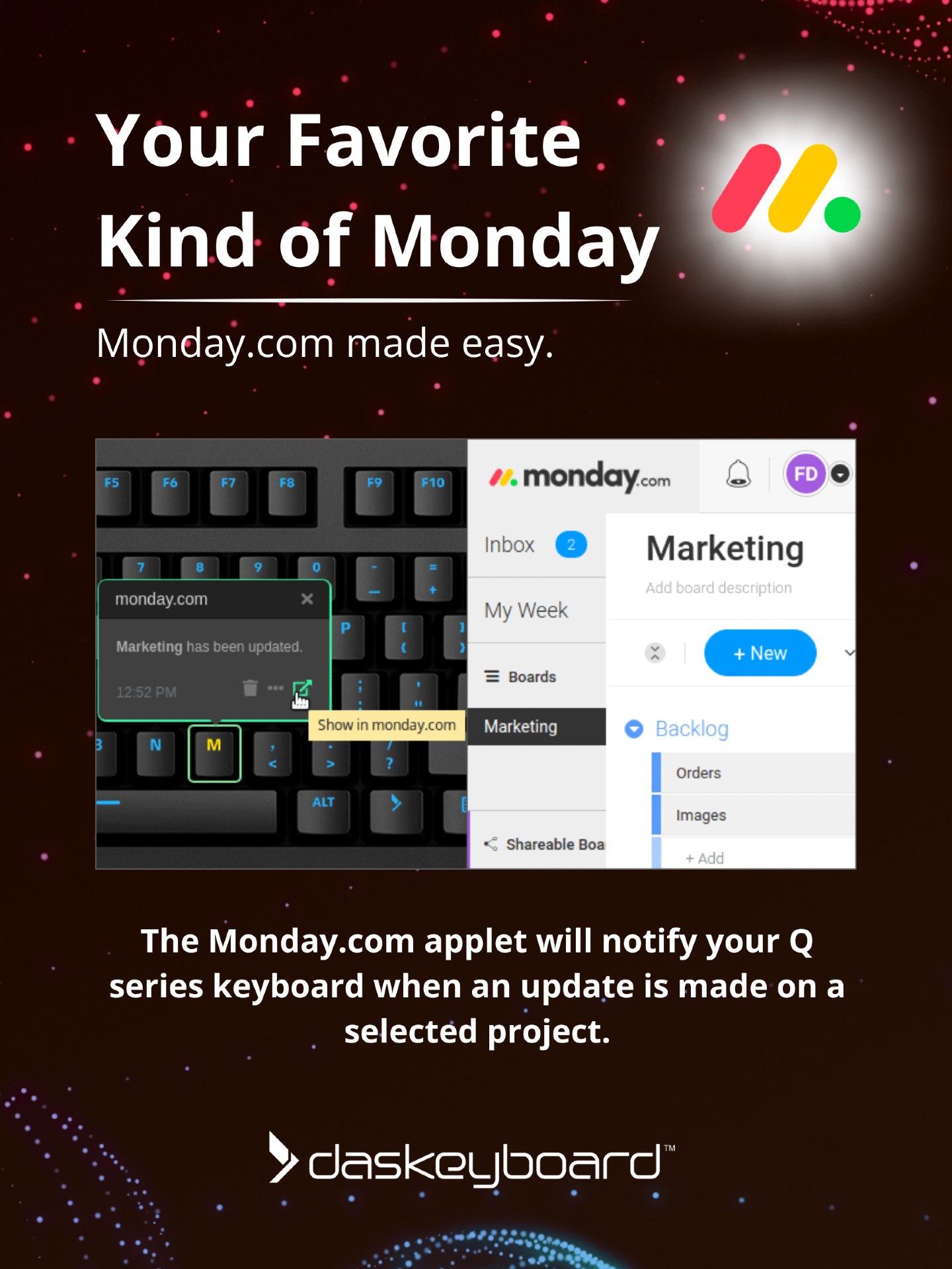 Das Keyboard - Brighten up your day with the LED lights of the Das ...