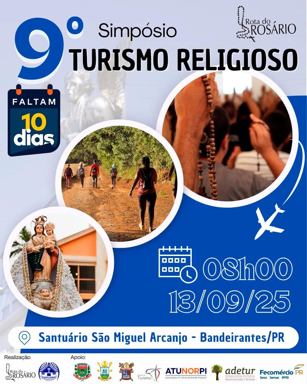 Rota - Participe do 9º Simpósio de Turismo Religioso! 📅 13 de setembro ...