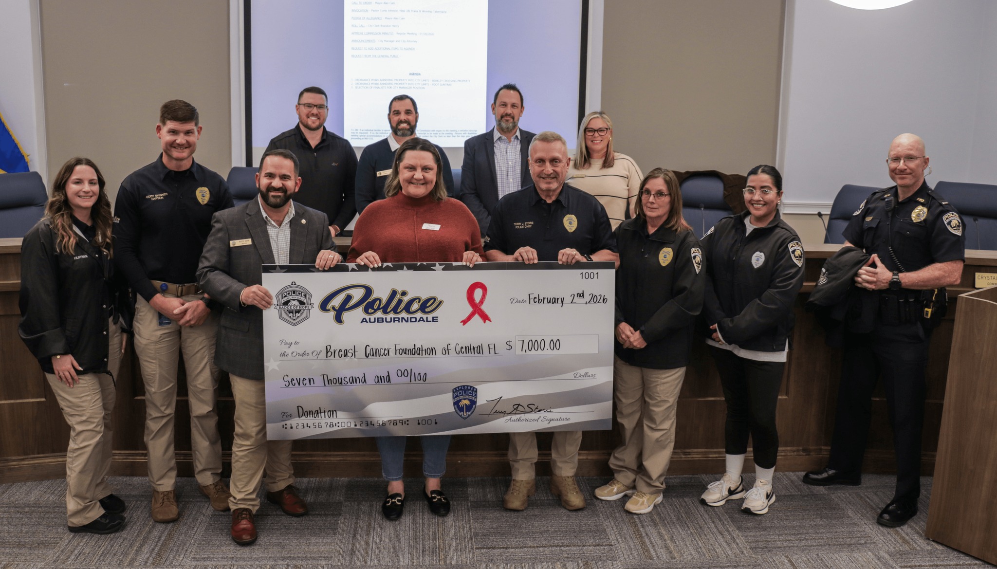 City - At tonight's City Commission meeting, the Auburndale Police ...