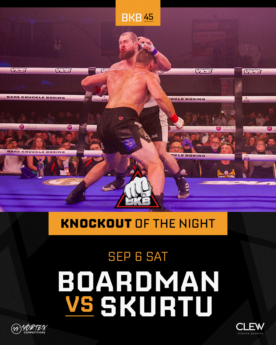 BKB - KO in a MINUTE! ⏰ Rob Boardman grabs our first KOTN. 👊 #BKB45 # ...