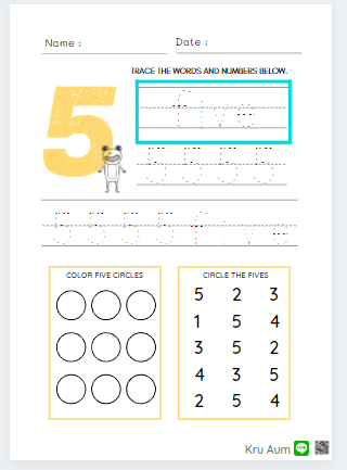 Worksheet for kids