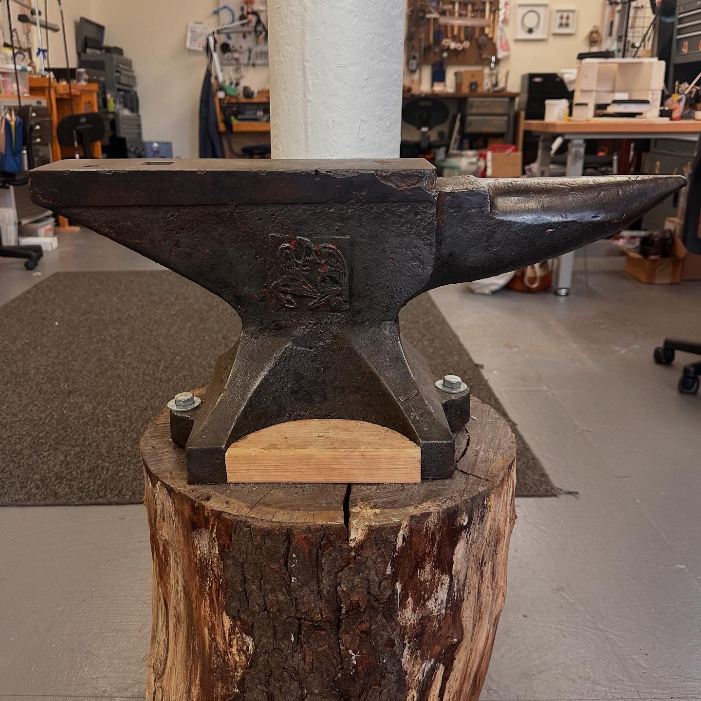 The Bench - This anvil is celebrating 100 years of smithing. We want to ...