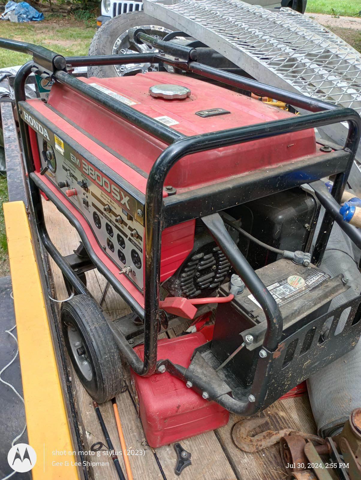 Honda EM3800SX Generator - Generators - Springfield, Missouri 