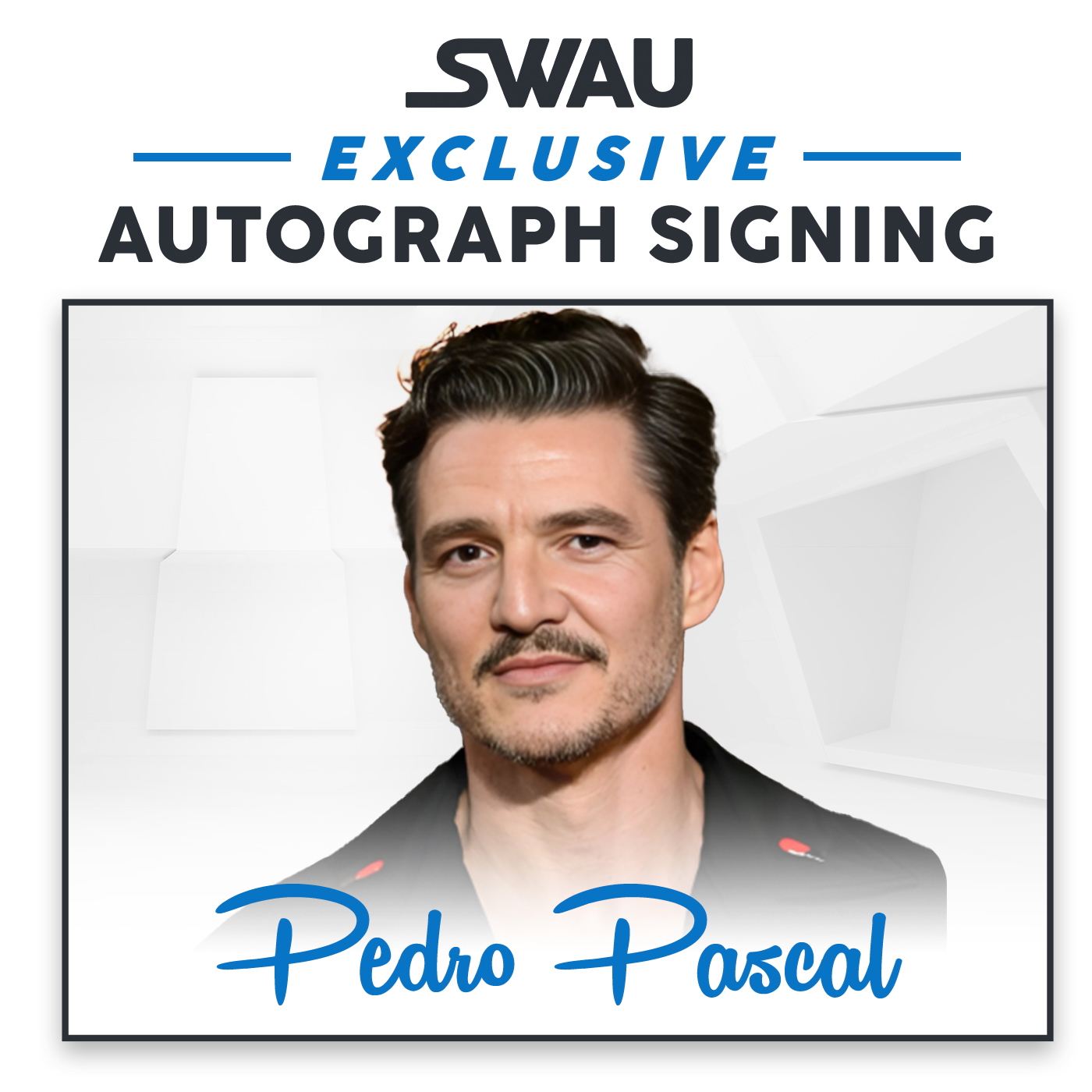 Rare Star Wars Galaxy Chrome card with Pedro Pascal autograph