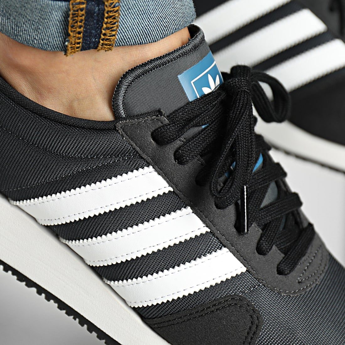 ADIDAS USA 84 “CORE BLACK” #biggestsale ~ MEN'S & WOMEN'S CLASSIC