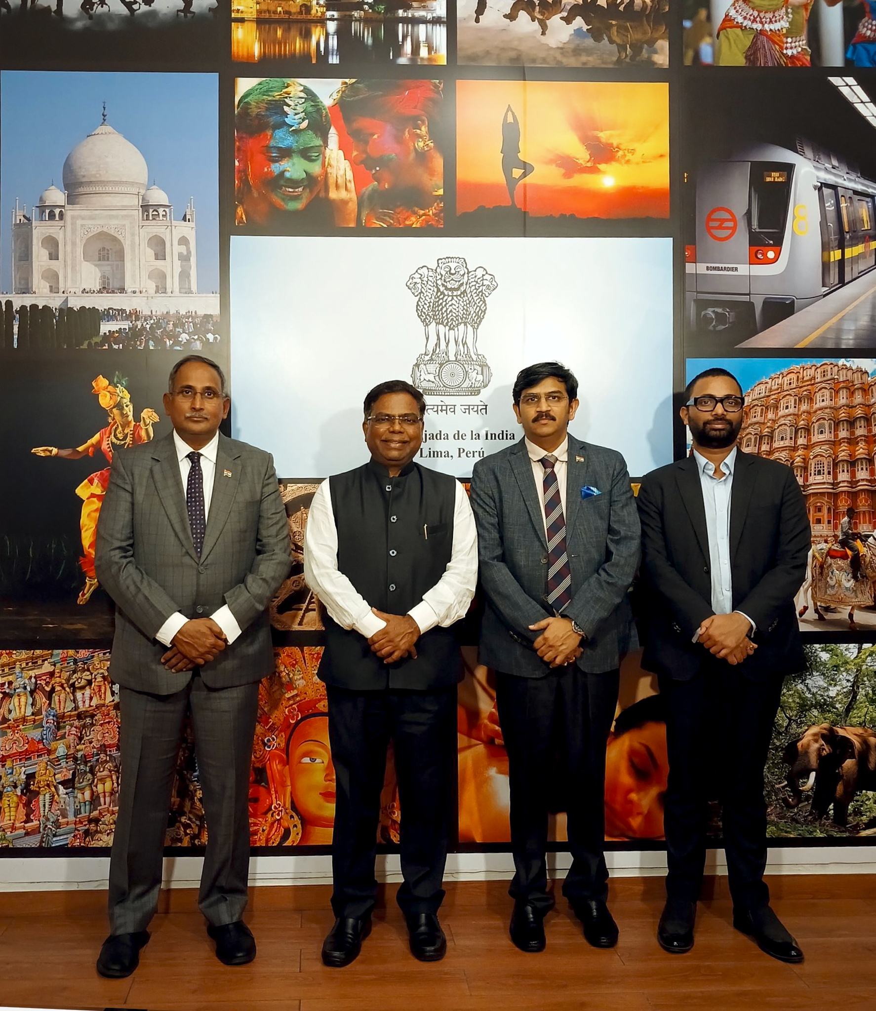 India - El Embajador Vishvas Sapkal se reunió con el Sr. Raja Bhanu ...