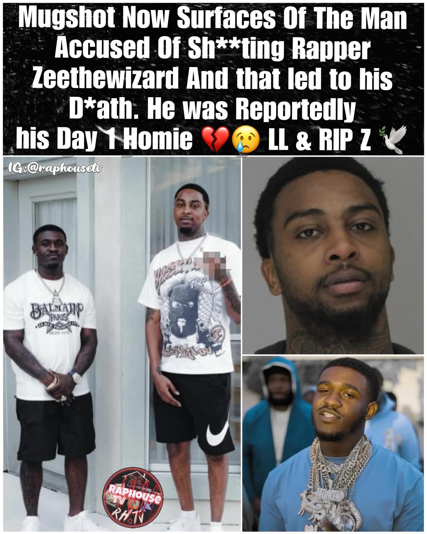 Raphouse - A tragic and painful update has surfaced as a mugshot ...