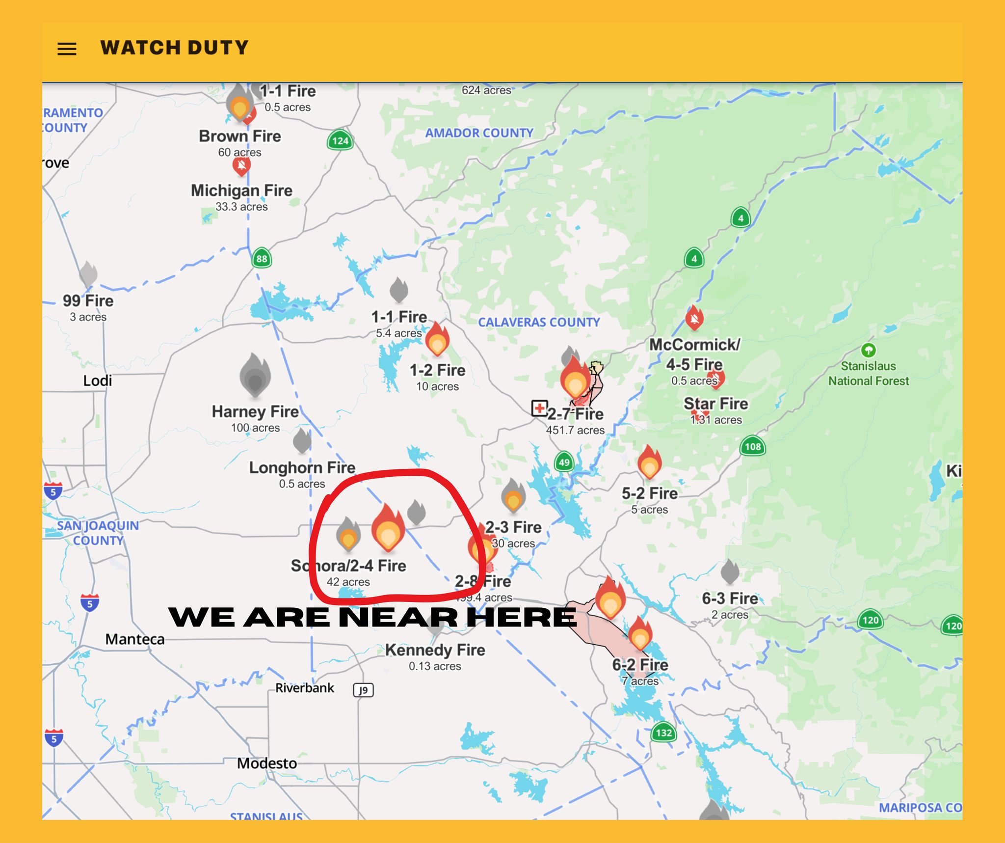 Second - After a morning of lightning strikes, our county is now dotted ...