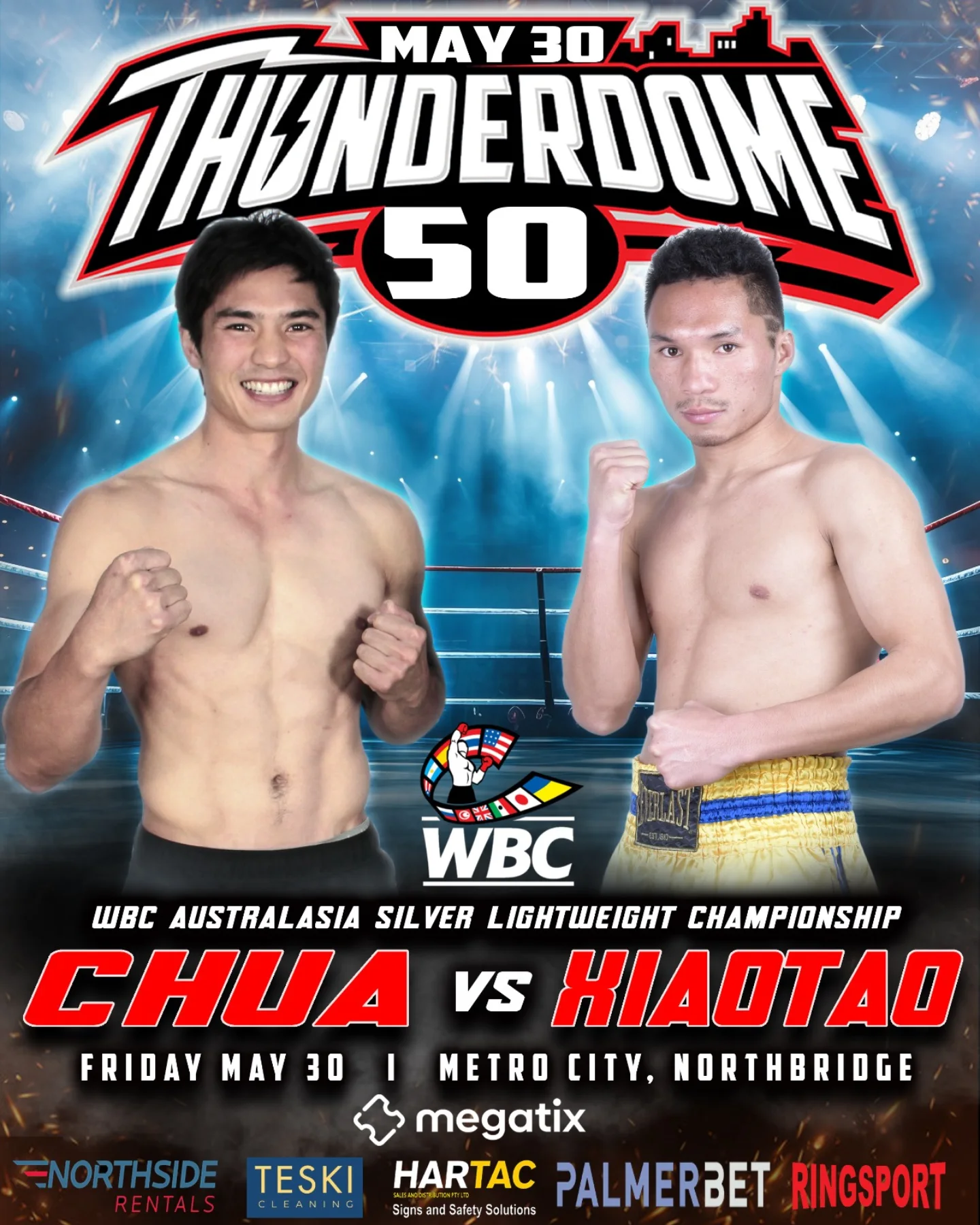 Dragon - 🚨 THUNDERDOME 50 🚨 🏆WBC AUSTRALASIA Silver LIGHTWEIGHT ...