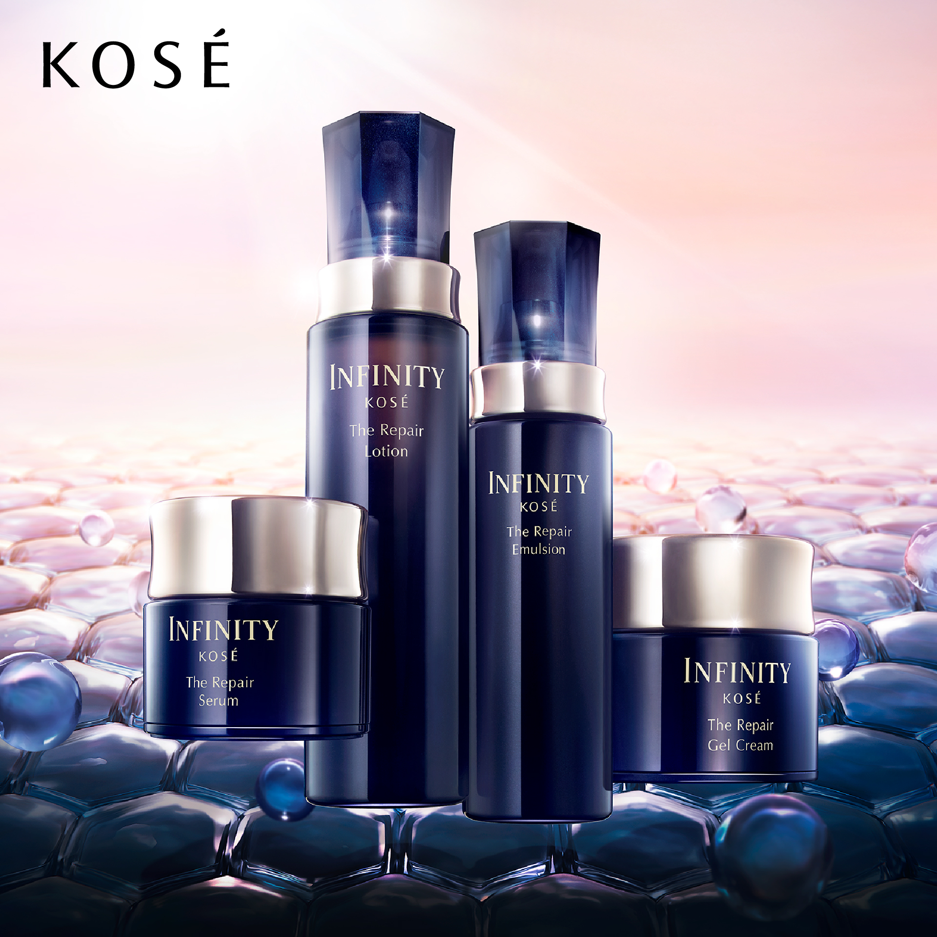 KOSÉ ฉลองเปิดตัวผลิตภัณฑ์ใหม่ INFINITY The Repair 🎉 สัมผัสการ