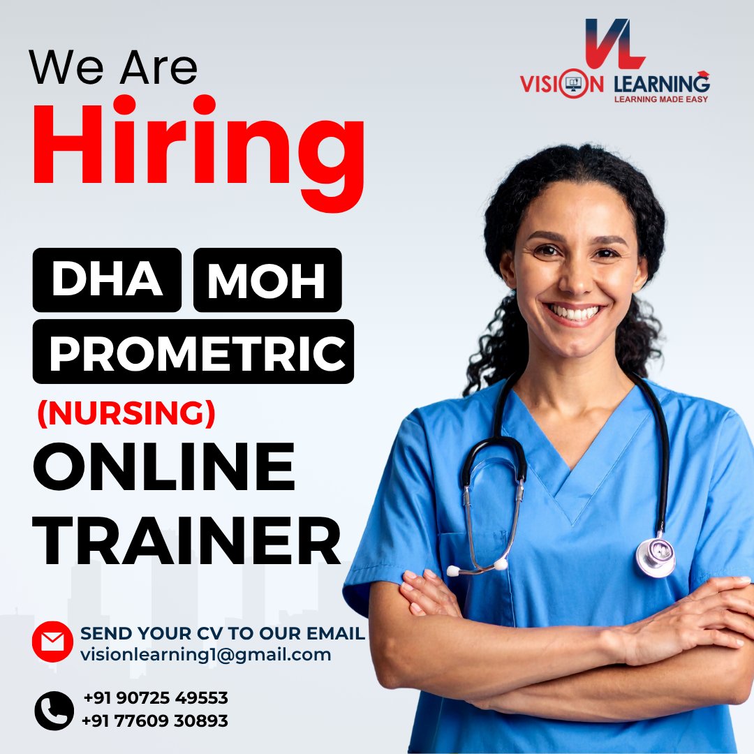 Vision learning Nurses Prometric questions | Thrissur