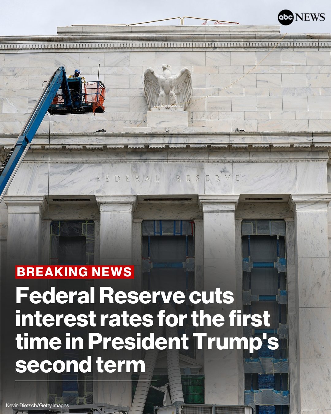 ABC News - BREAKING: The Federal Reserve cut its benchmark... | Facebook