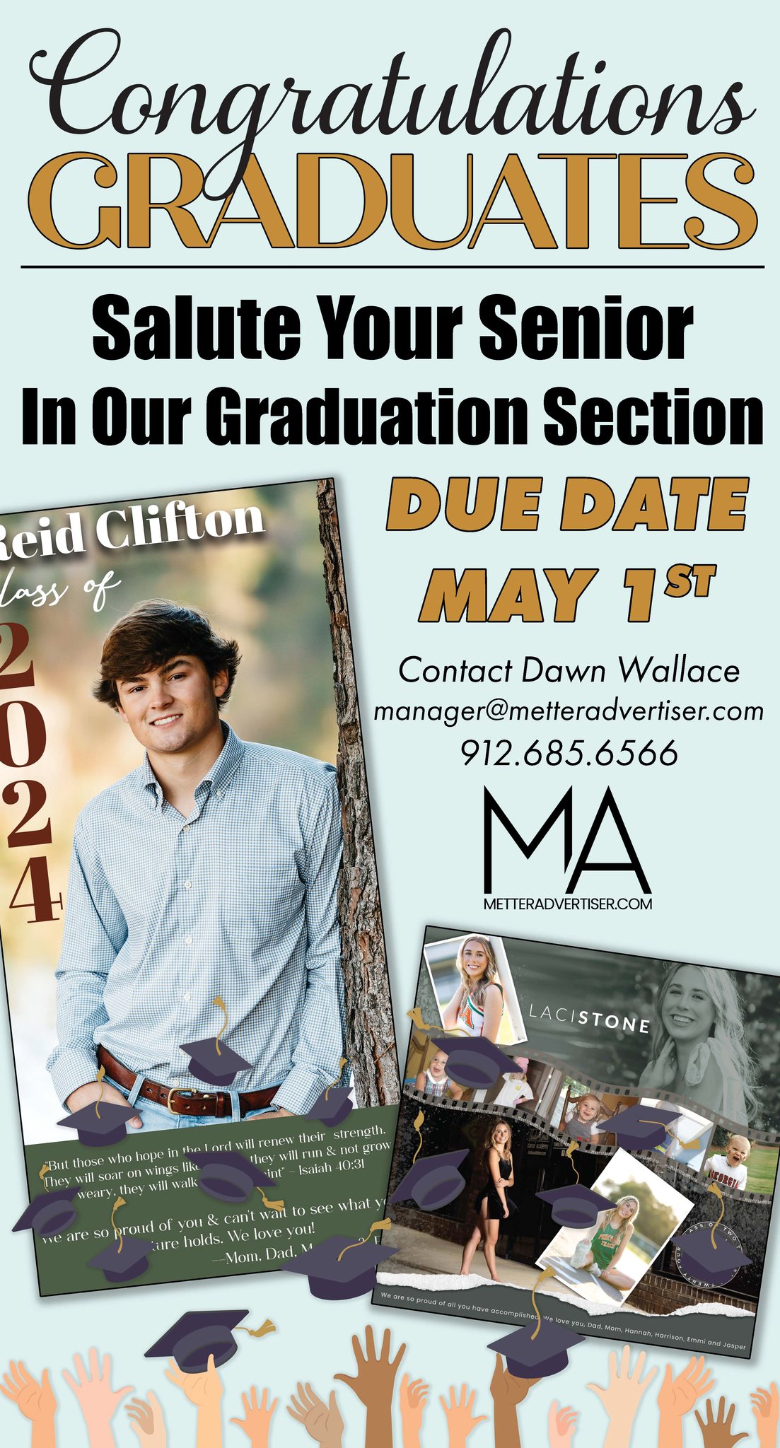 Metter - SHOW OFF YOUR GRADUATE!🎉👨‍🎓 It is almost that time of year ...