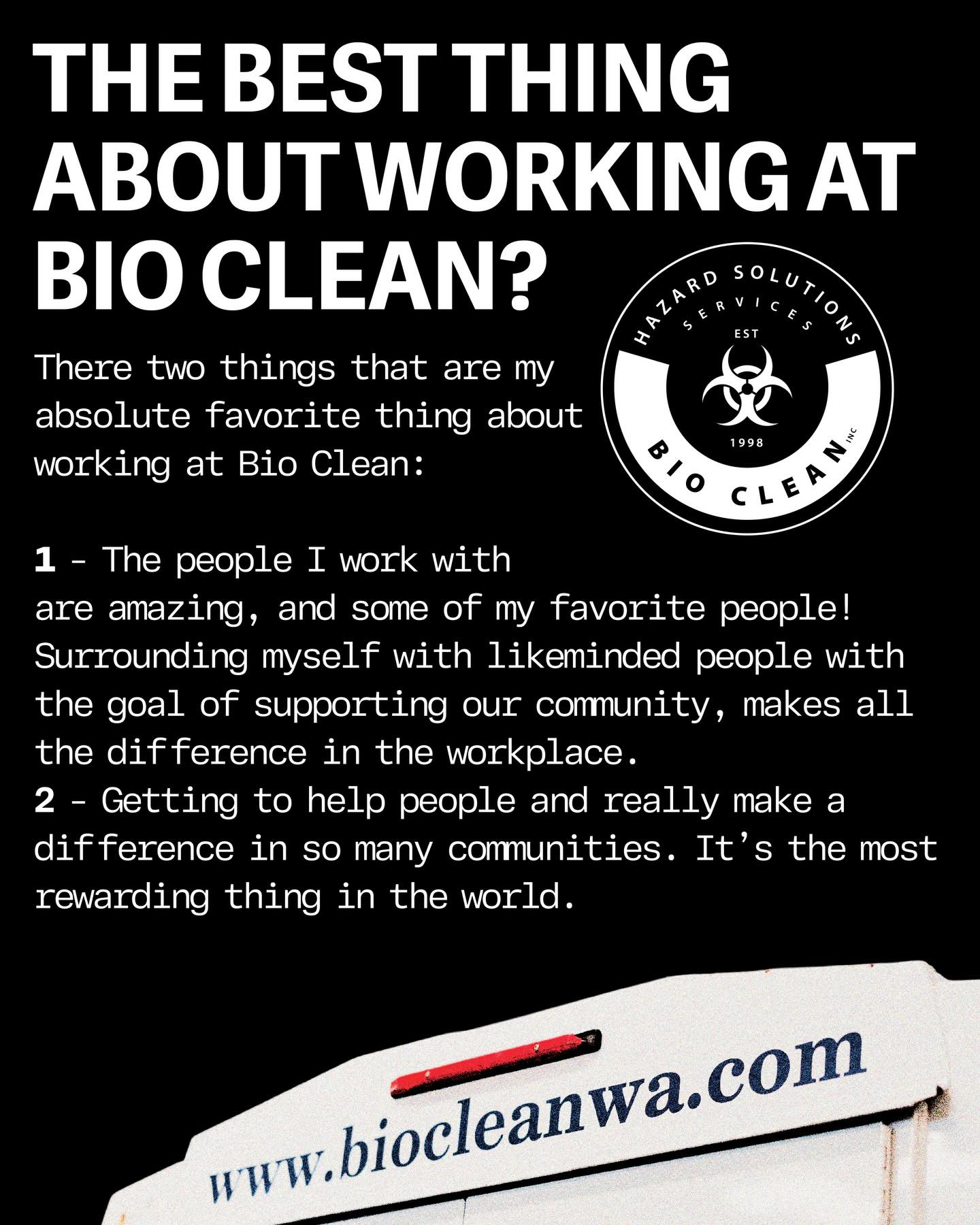Bio Clean, Inc. | Marysville WA