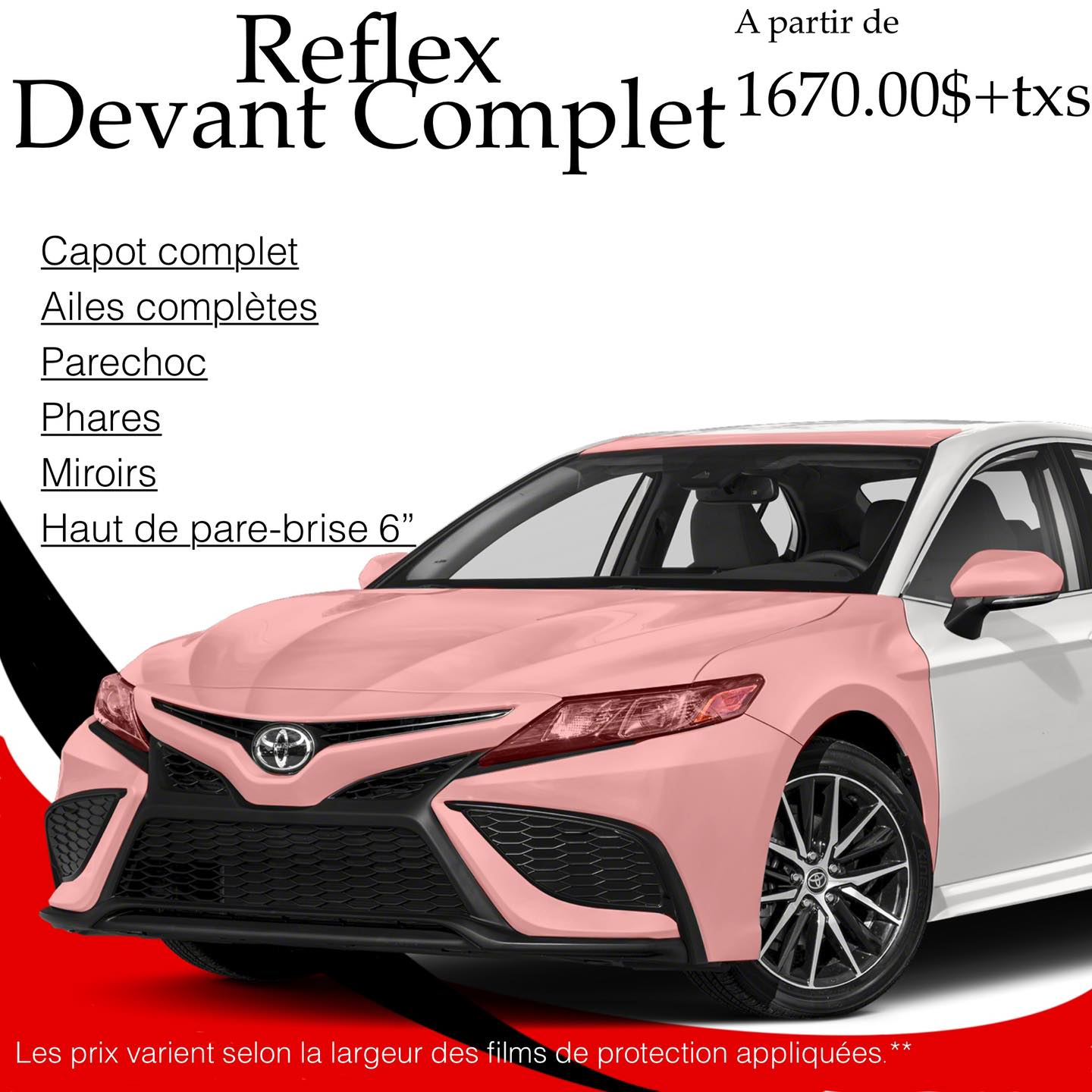 Réflex Teinte - ‼️ Reflex Devant Complet ‼️ Voici un incontournable ...