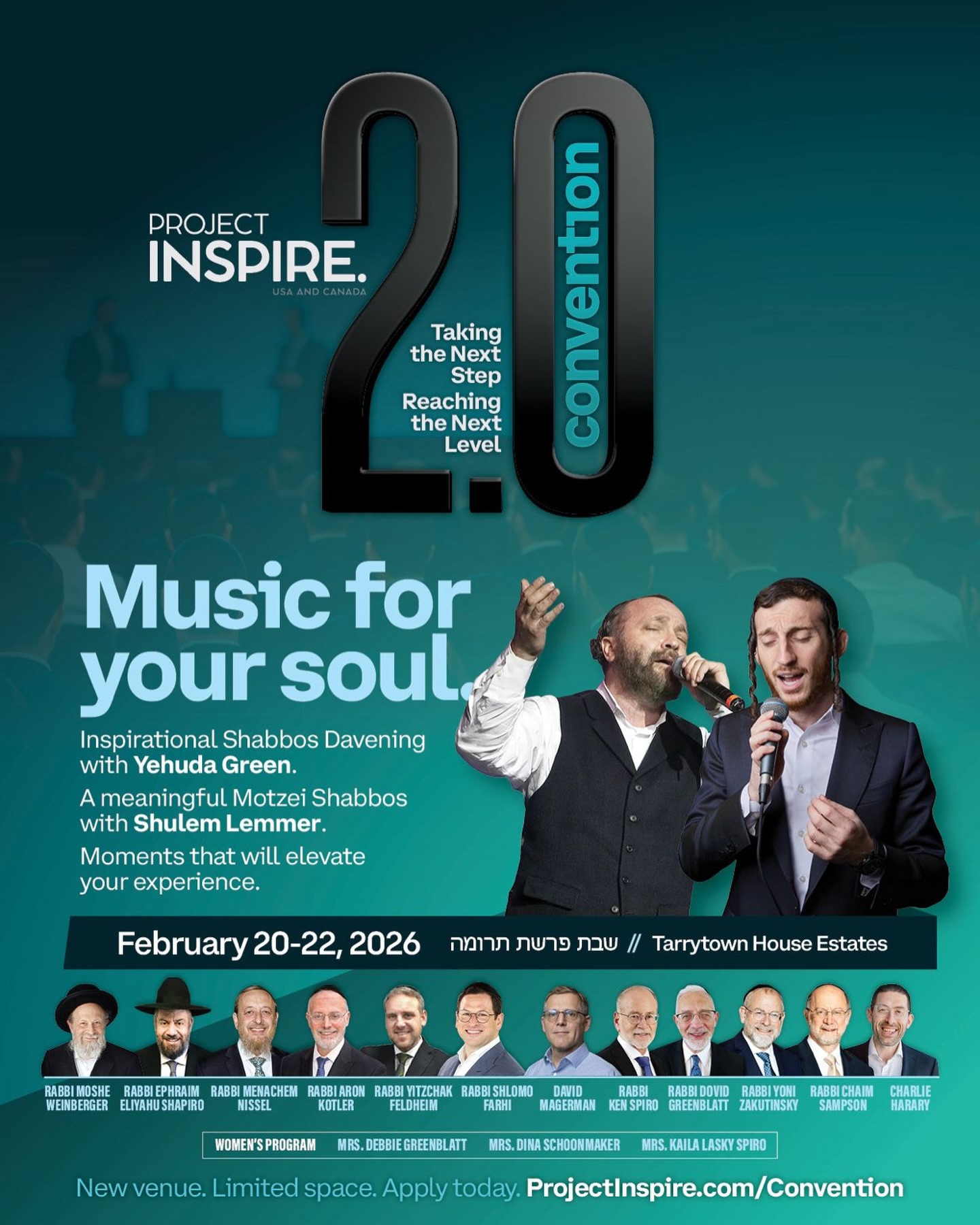 Project Inspire - Projectinspire.com/convention The Shabbaton is sold ...