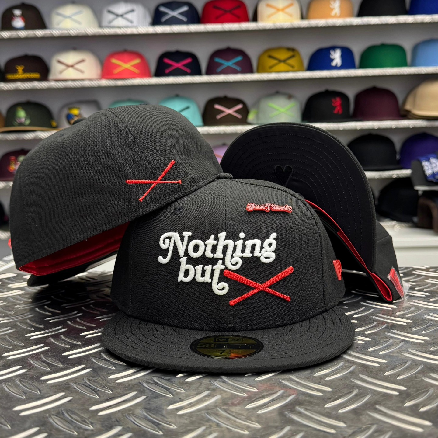 Upside Down P (Black) New Era Snapback 9Fifty (Yellow/gold Thread