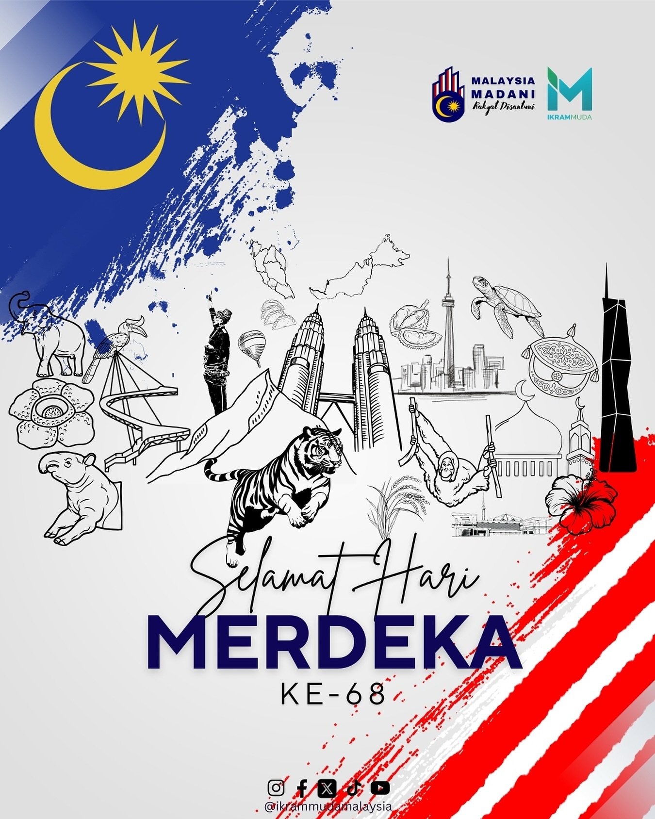 IKRAM - Merdeka itu bukan sekadar laungan, ia denyut nadi yang mengalir ...