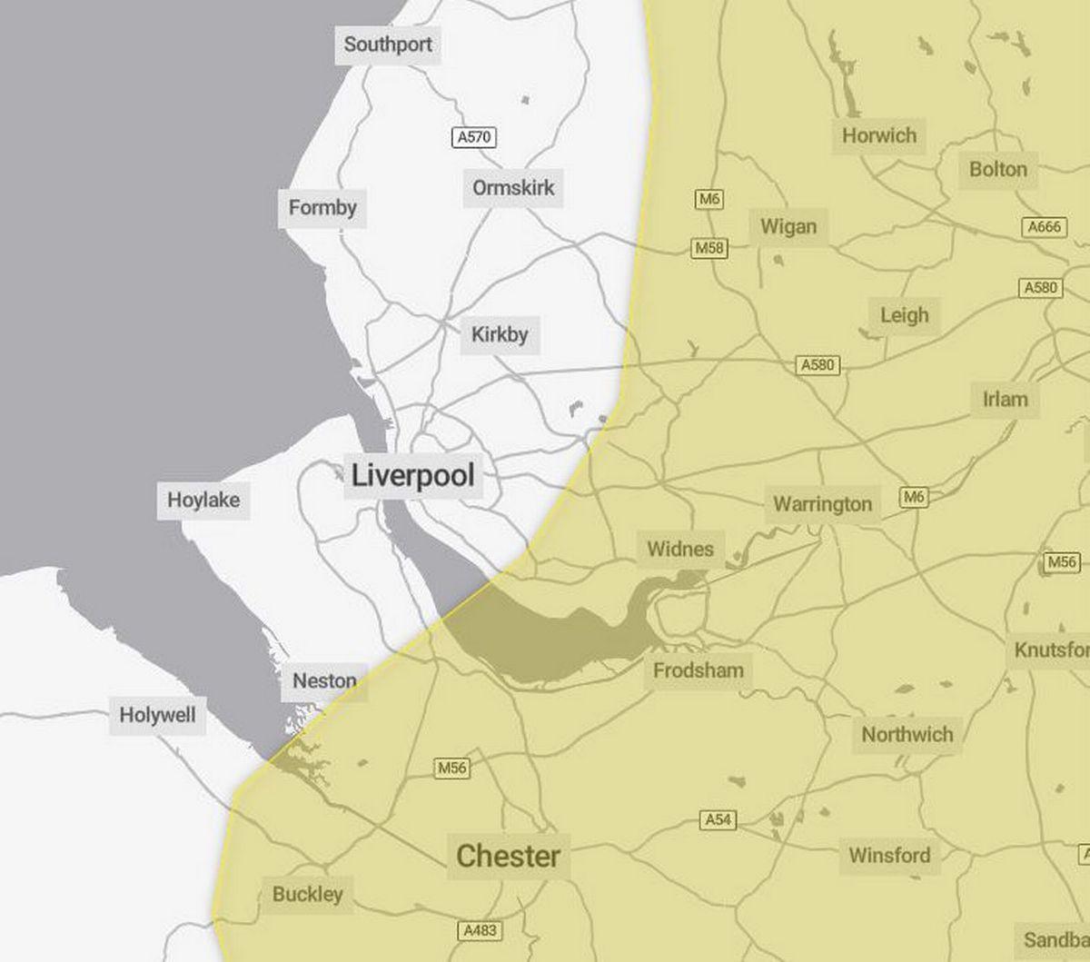 Liverpool - The miserable weather which most of the UK has experienced ...