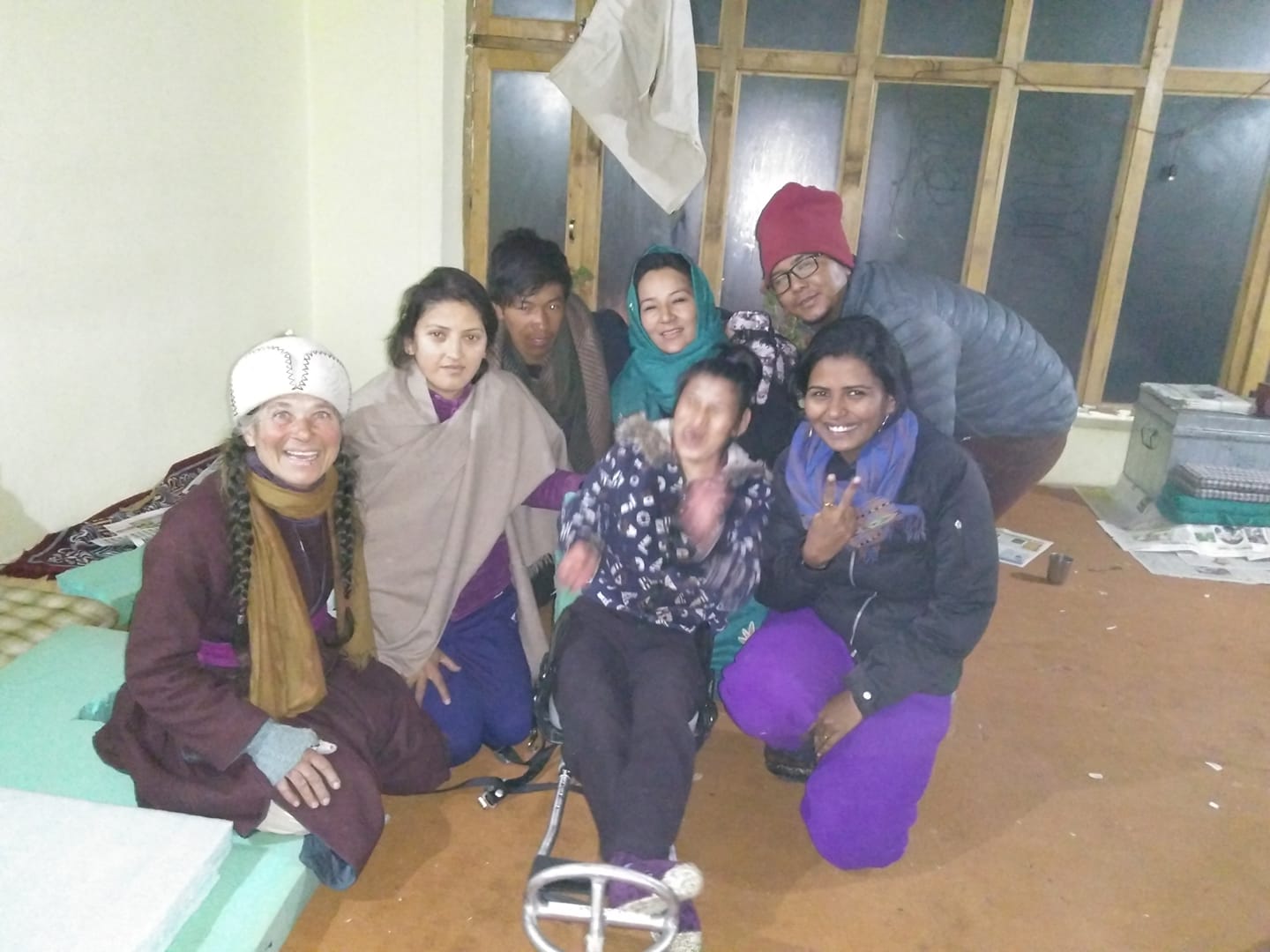 Lamo has her own sledge, Kait Sherven... - The Help inc Fund