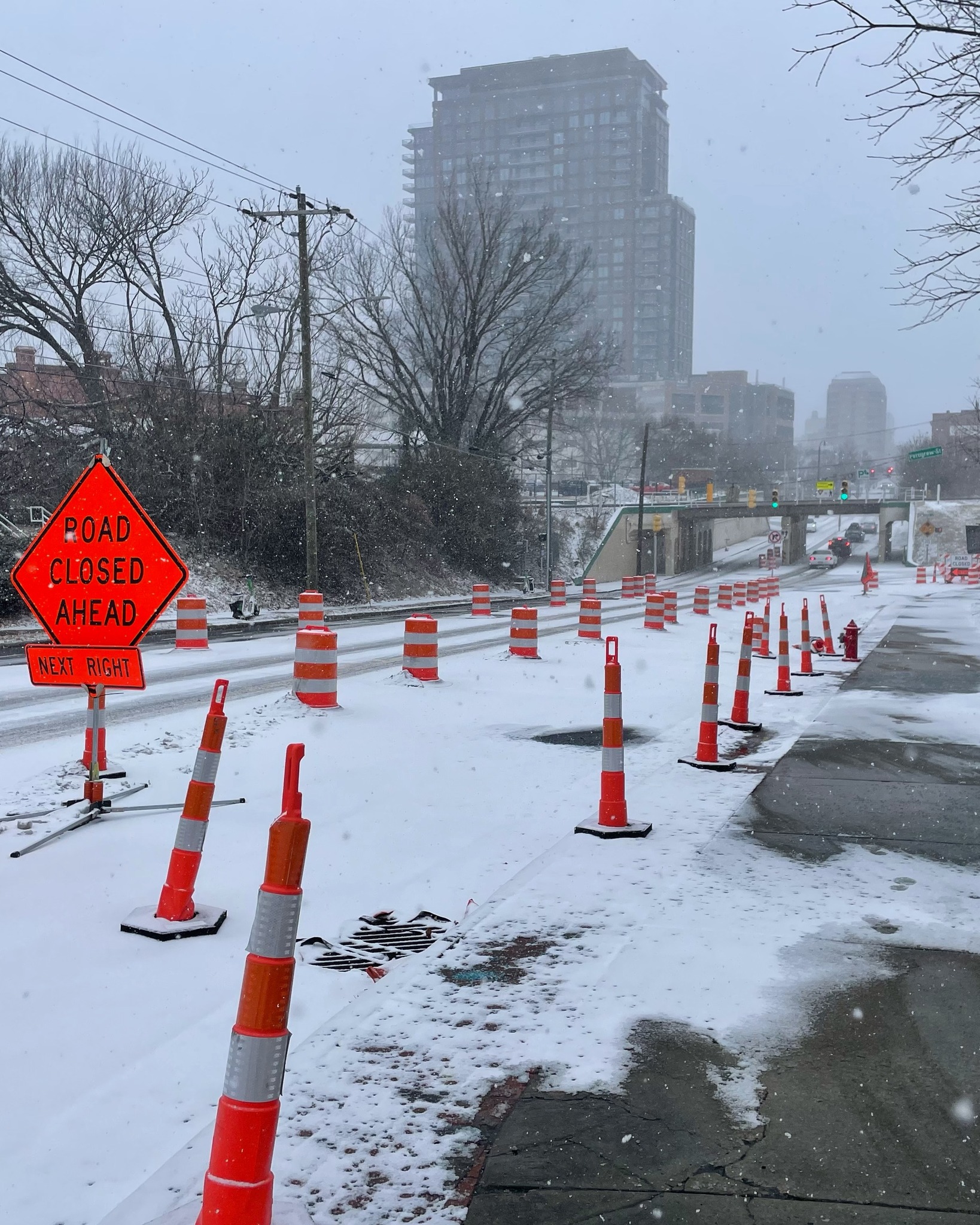 CBS - Snow has hit the Triangle, as our crews across Durham and Chapel ...